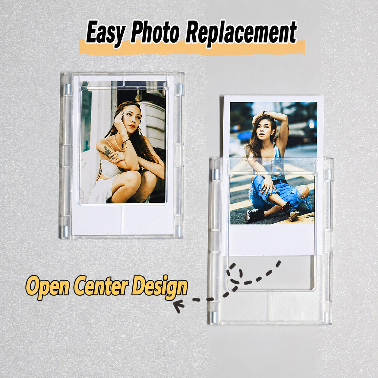Magnetic Photo Frame – Polaroid Style Fridge Magnet Frame