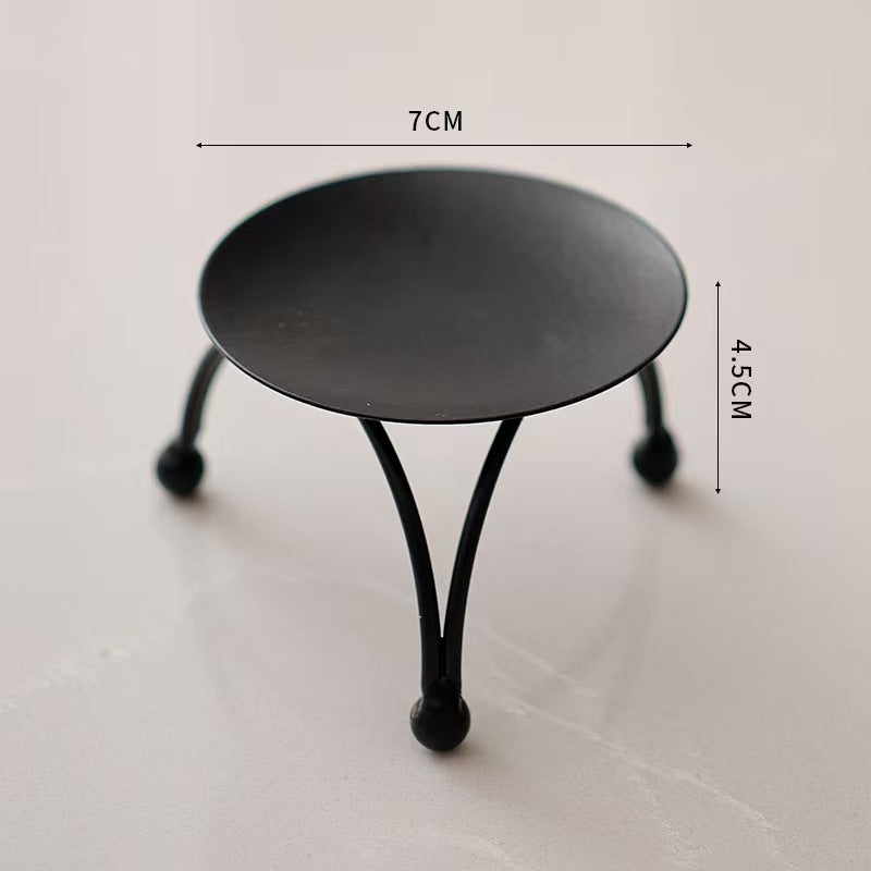 Aromatherapy Candle Tray, Iron Home Decor Piece