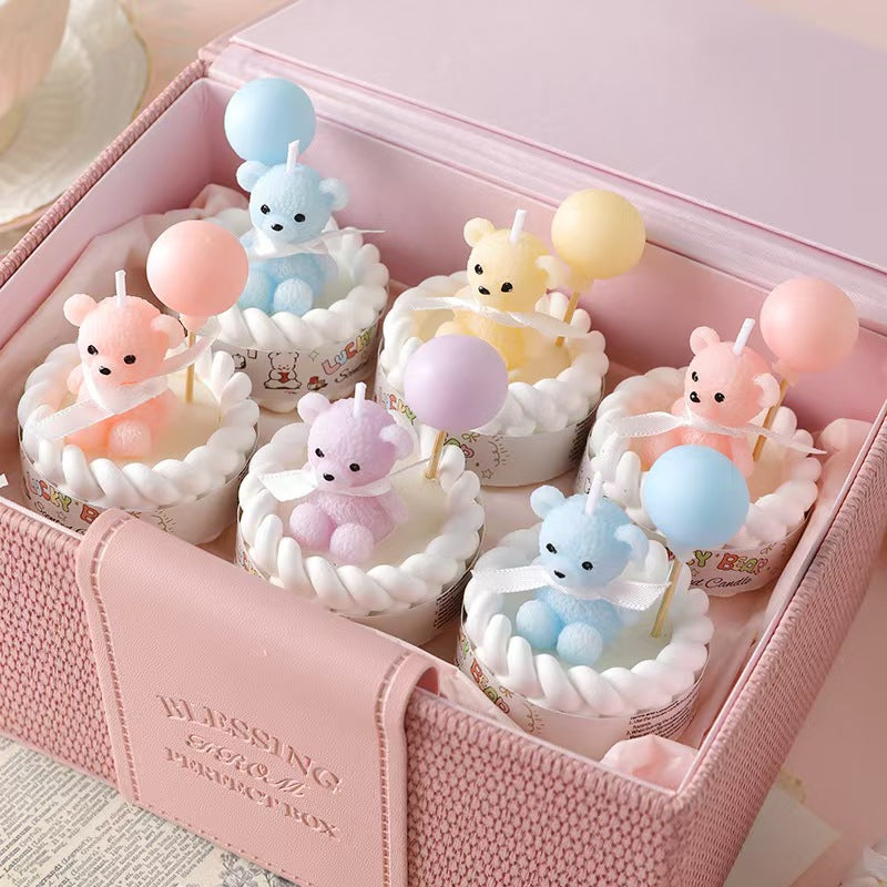 Macaron Bear Soy Wax Candle