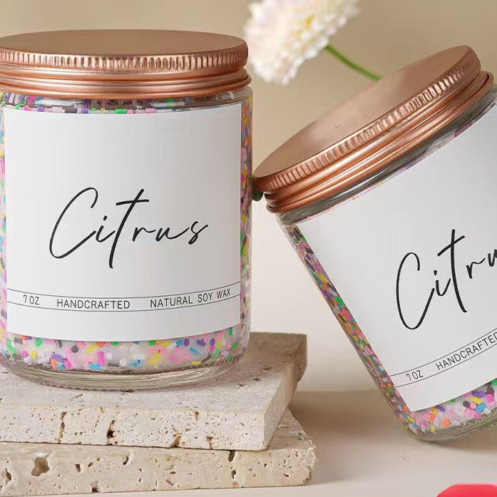 Rainbow Candy Soy Wax Candle