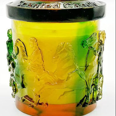 Art Glass Cup Soy Wax Scented Candle