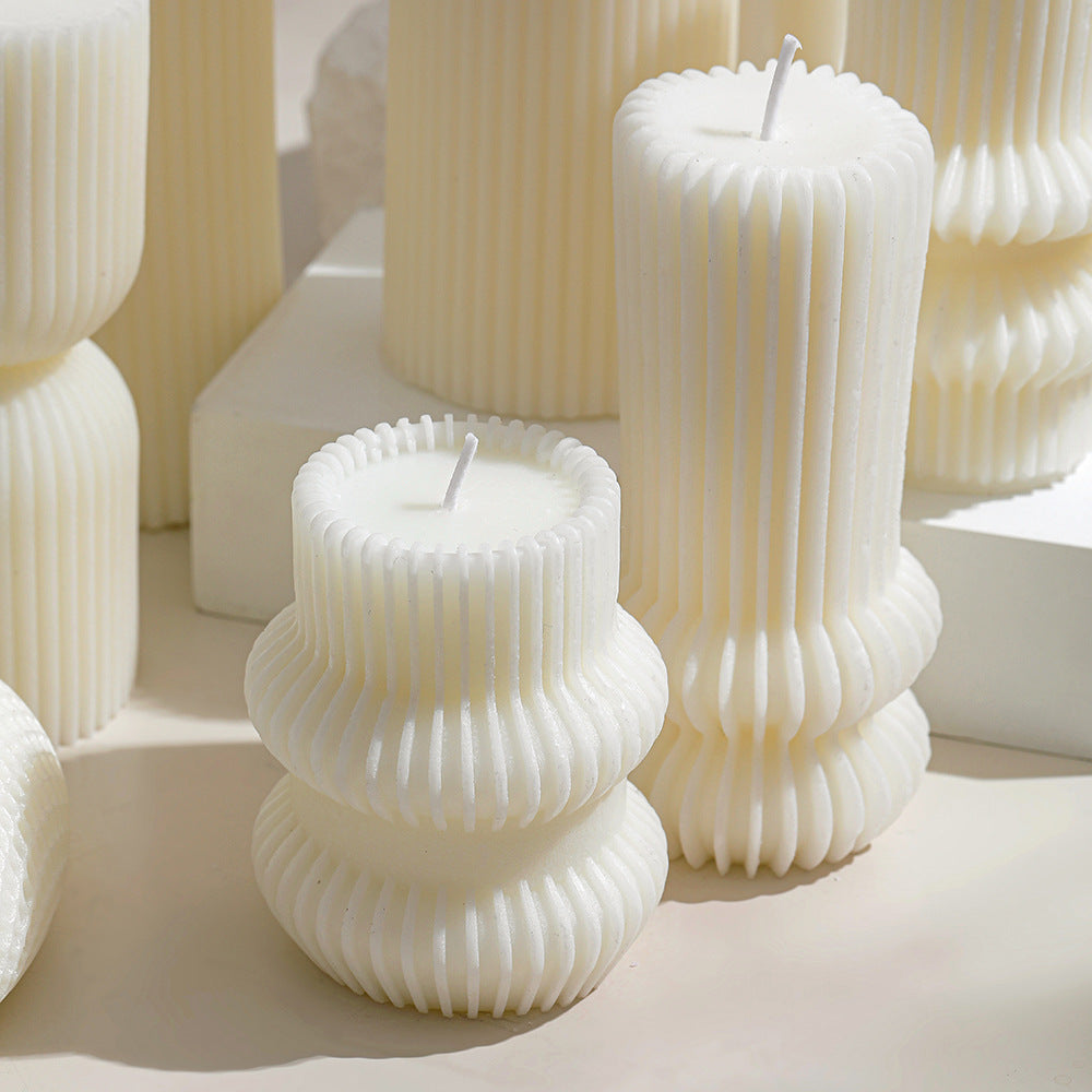 Sculptural Scented Candles, Soy Blend
