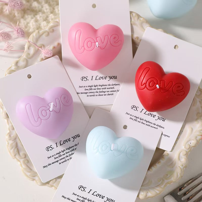 Love Heart Soy Wax Candle