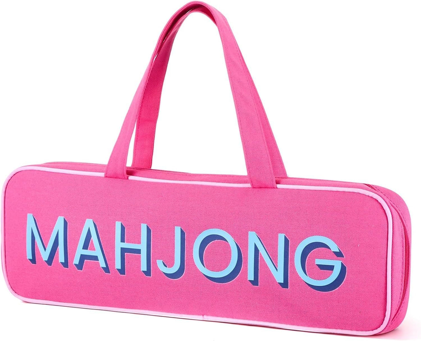 Mahjong Tile Storage Bag – Oxford Fabric Portable Game Set Organizer with Tassel Design