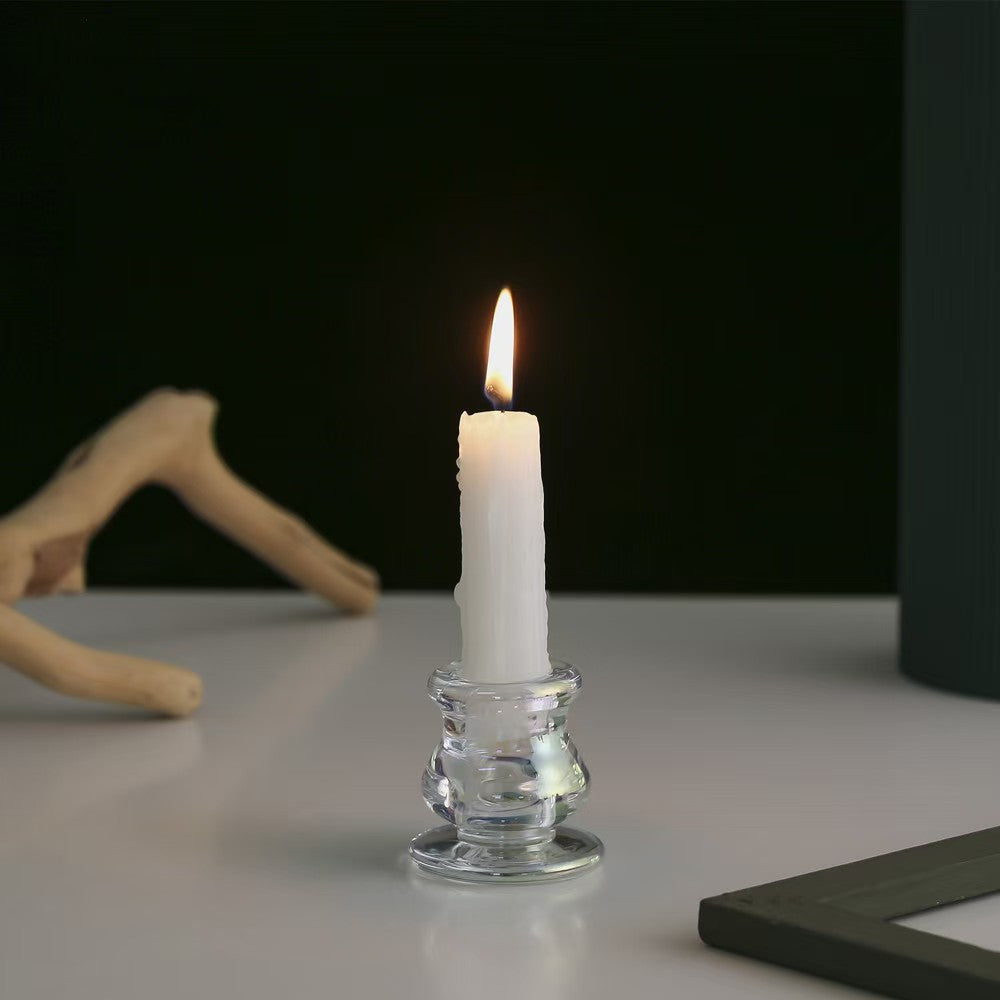 European Style Glass Candle Holder