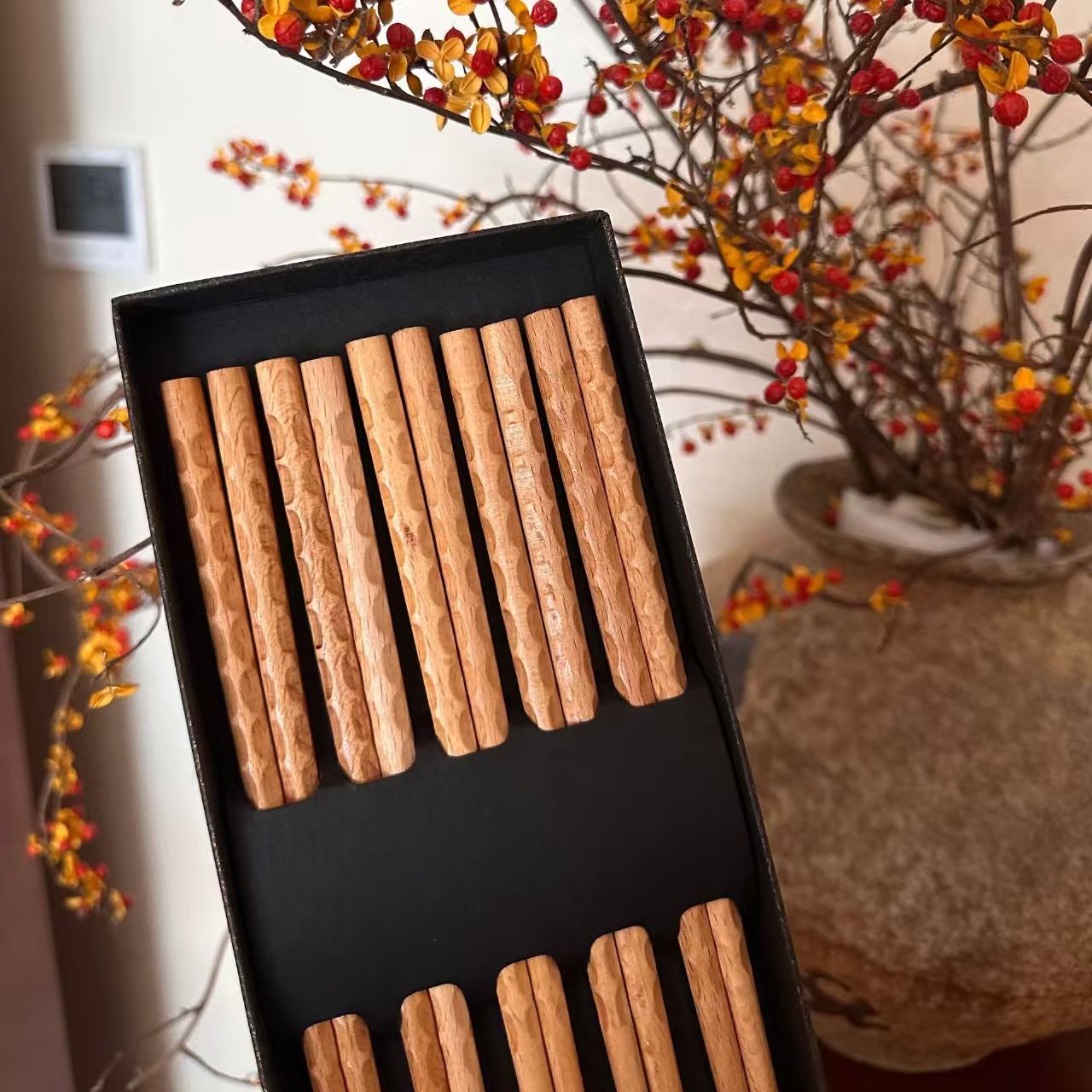 Wood Chopsticks Heat Resistant Solid Wood Tableware