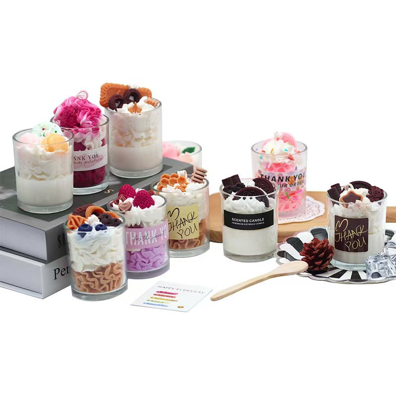 Decorative Cake Inspired Soy Candle