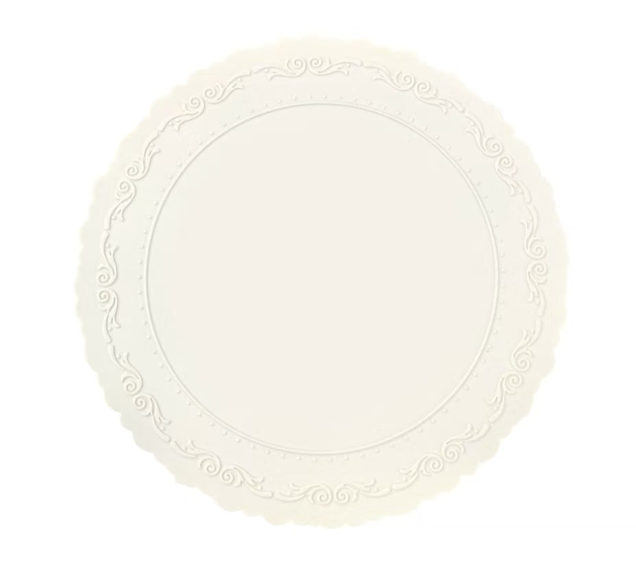 Retro Embossed Silicone Placemat Non Slip Heat Resistant Table Mat Vintage Style Dining Table Protector