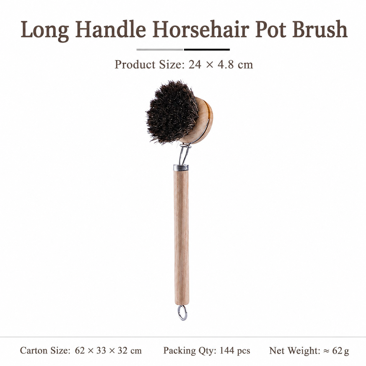 Long Handle Pot Brush