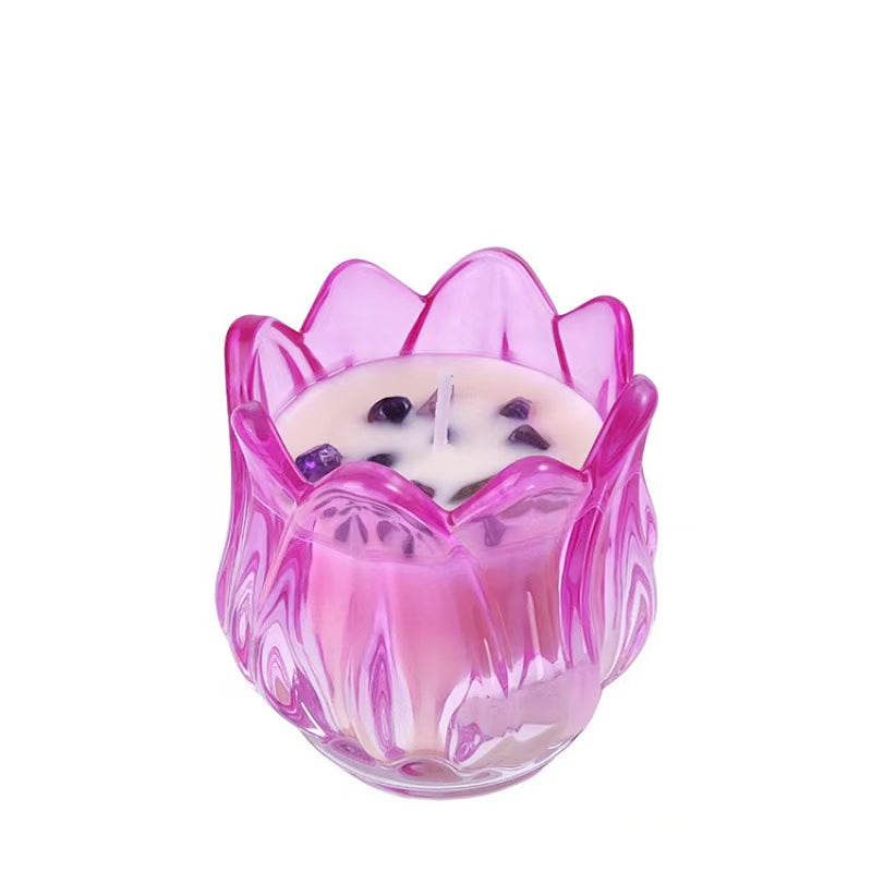 Floral Scented Candle Smokeless Handmade Candle