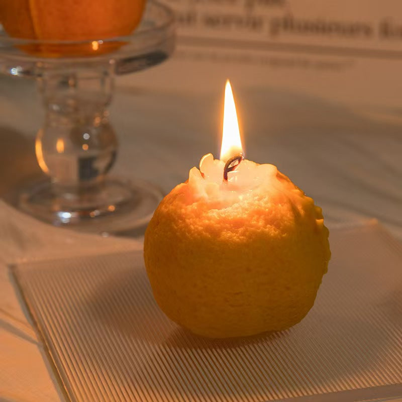 Handmade Realistic Fruit Candle for Home Decor