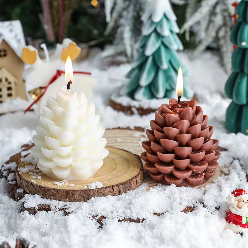 3D Pinecone Scented Candle