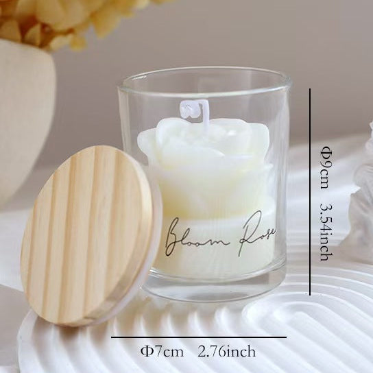 Rose Scented Candle Cup
