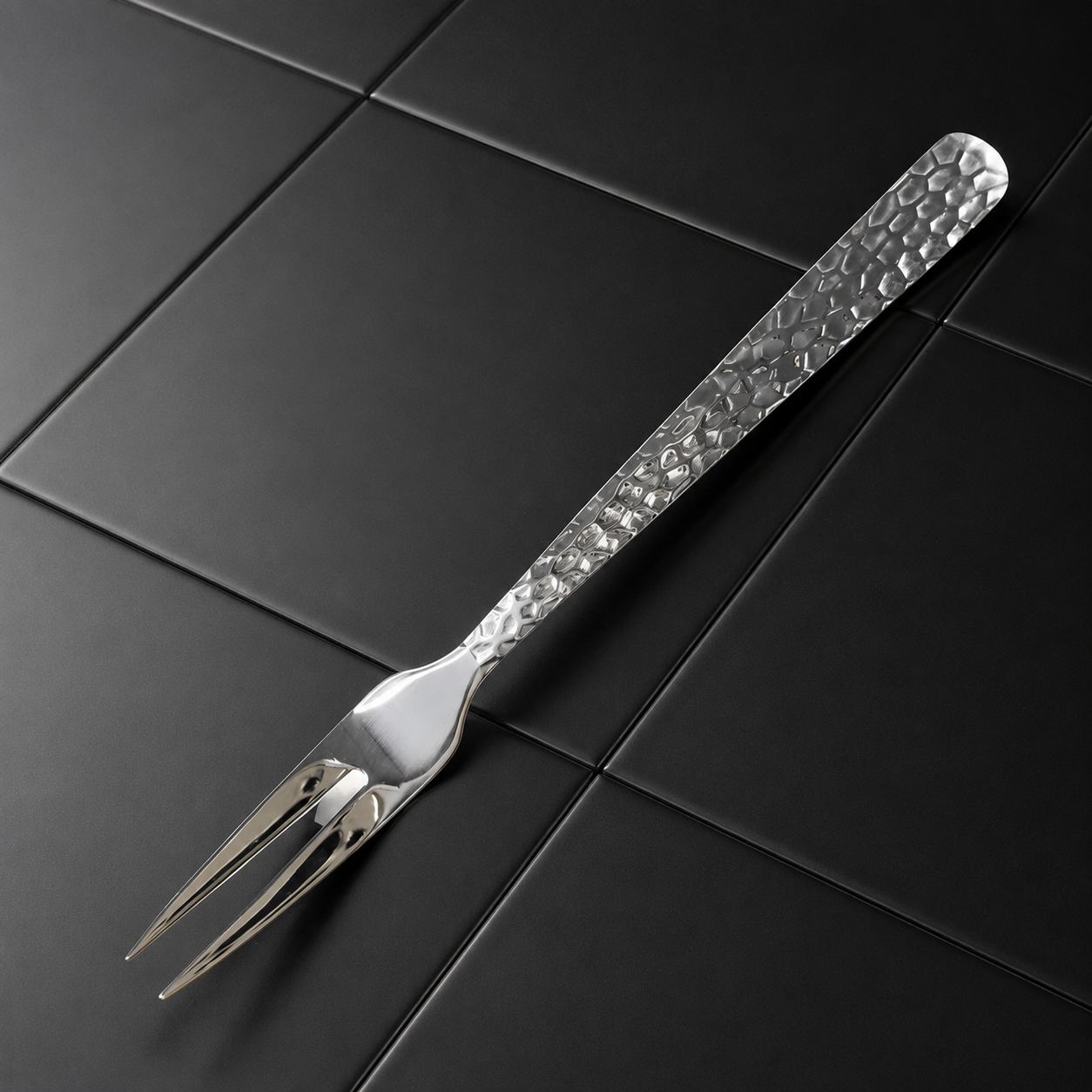 316 Stainless Steel Fruit Fork, 2-Prong Dessert Fork
