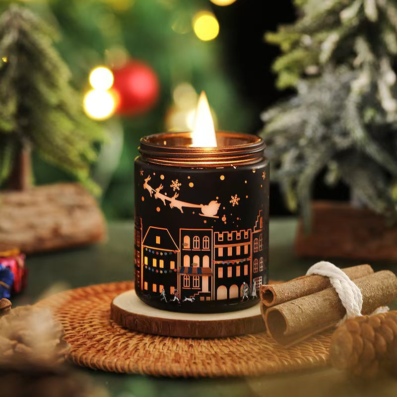 LED Light Scented Soy Candle