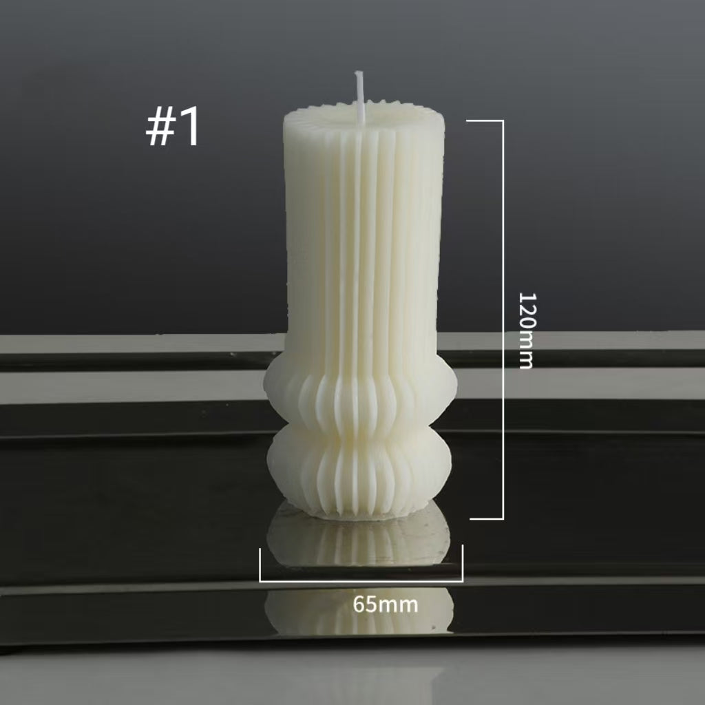 Sculptural Scented Candles, Soy Blend