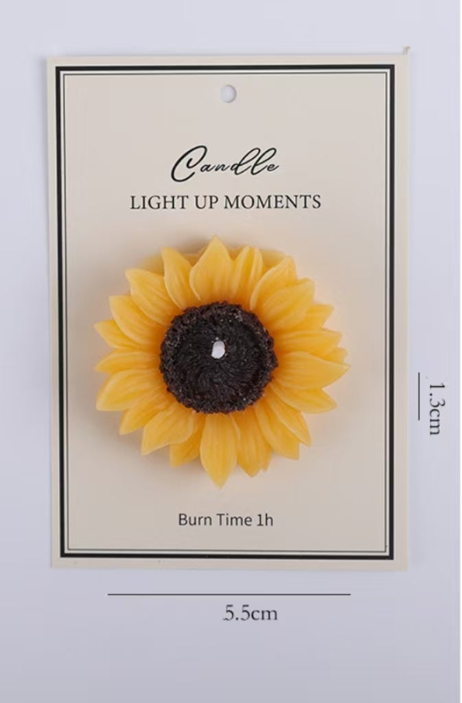 Sunflower Floral Scented Candle, Soy Blend