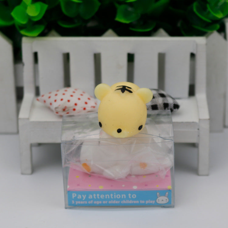 Cute Animal Squishy Toy – Holiday Stress Relief Soft Fidget Toy