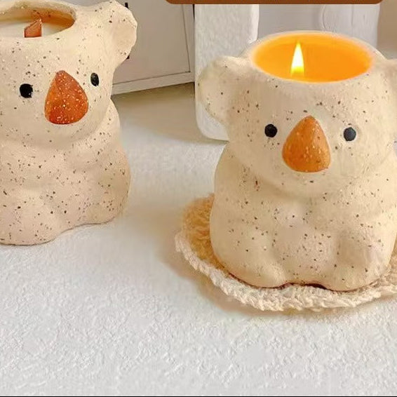 Cute Koala Soy Wax Scented Candle Gift Set