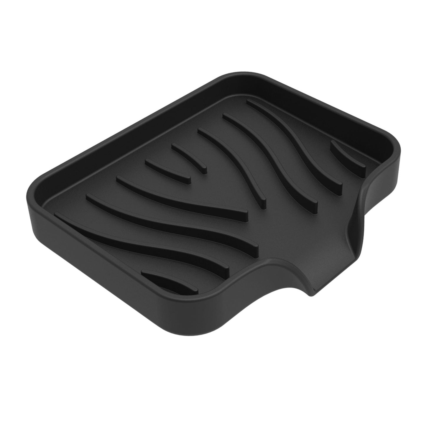 Silicone Soap Drain Tray – Self Draining Non-Slip Soap Holder