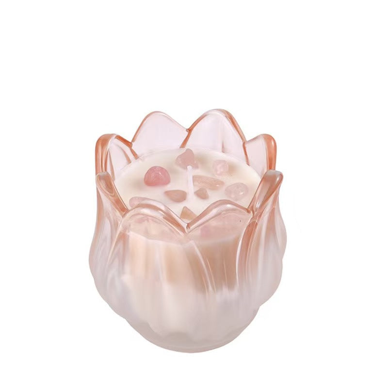 Floral Scented Candle Smokeless Handmade Candle