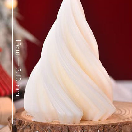 Mini Rotating Christmas Tree Scented Candle