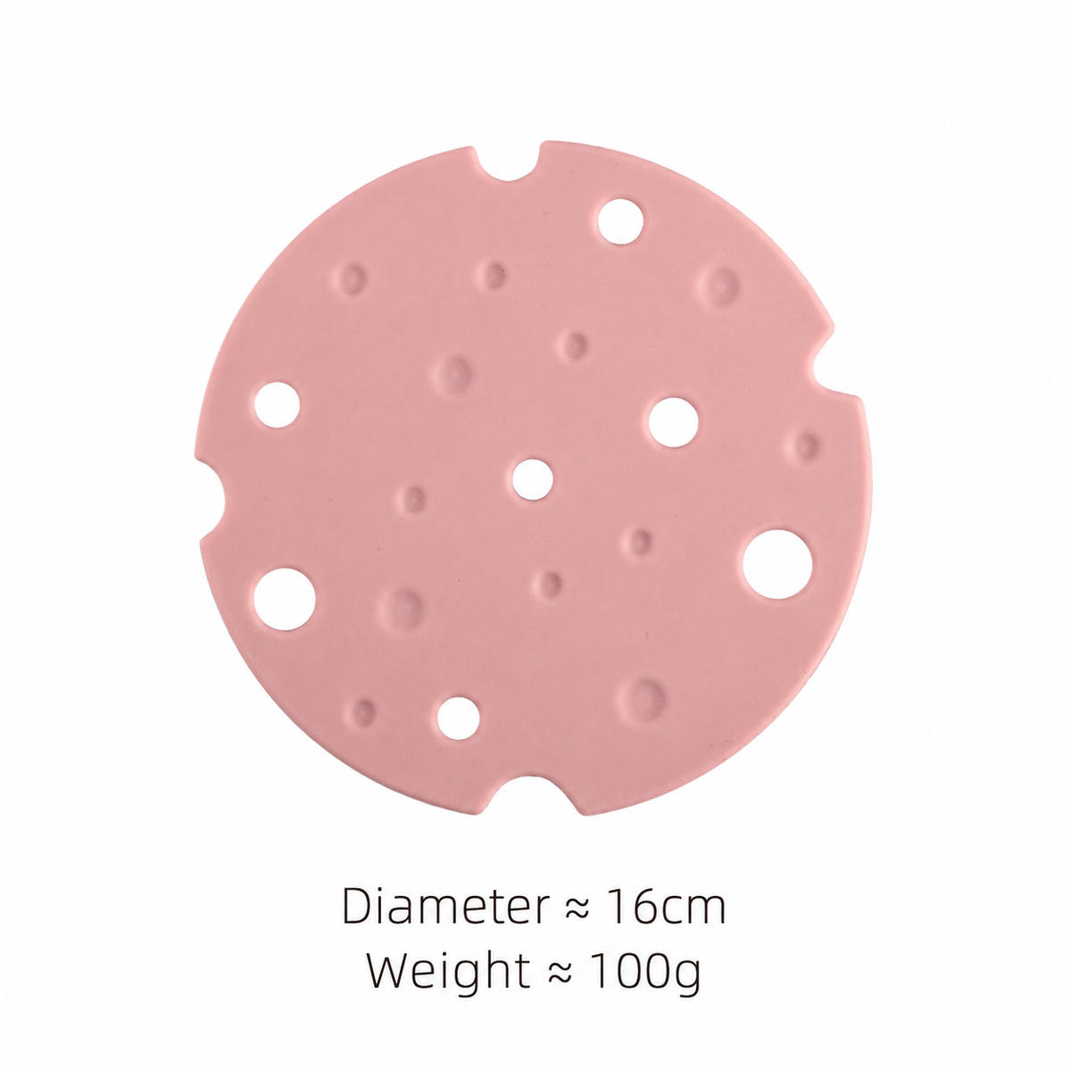 16cm Silicone Cheese-Shaped Trivet - Hot Pans, Bowls, Kitchen Tables, Café & Home Dining
