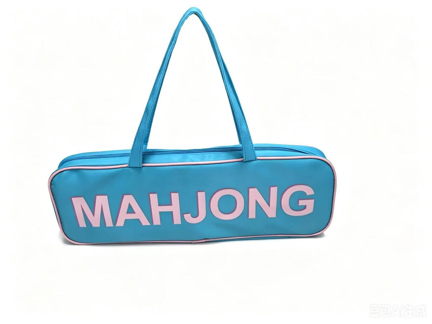 Mahjong Tile Storage Bag – Oxford Fabric Portable Game Set Organizer with Tassel Design