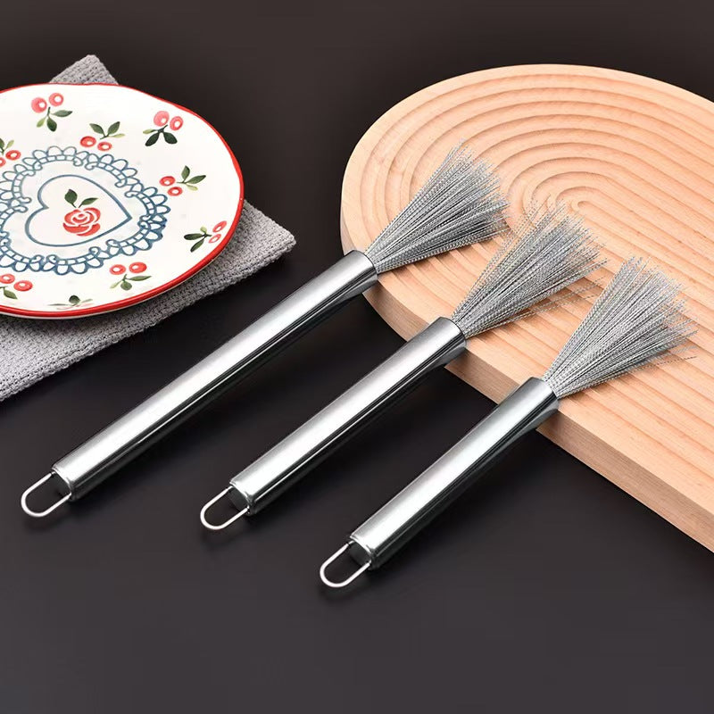 Stainless Steel Long Handle Pot Cleaning Brush