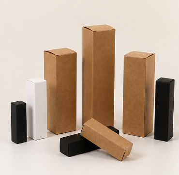 Kraft Paper Lipstick Box Cosmetic Packaging Box Essential Oil Paper Tube Perfume Gift Box