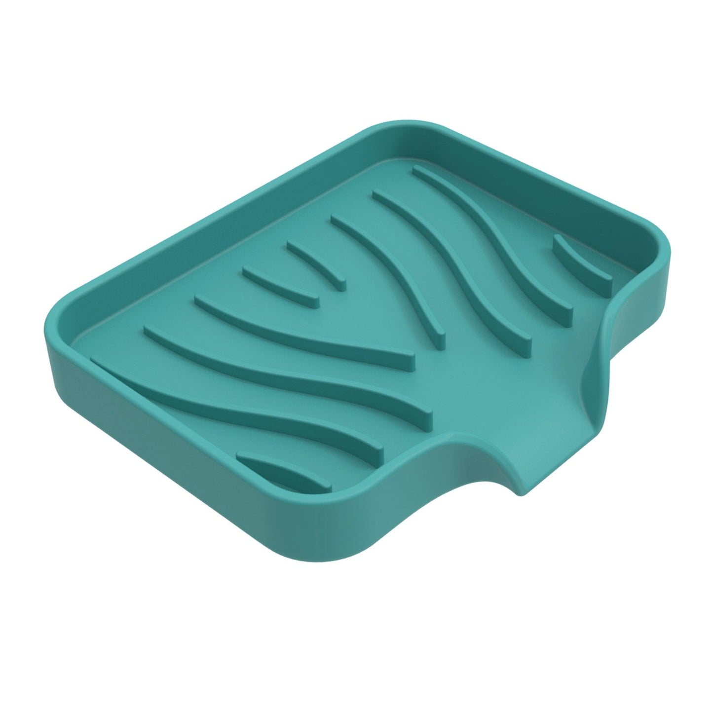 Silicone Soap Drain Tray – Self Draining Non-Slip Soap Holder