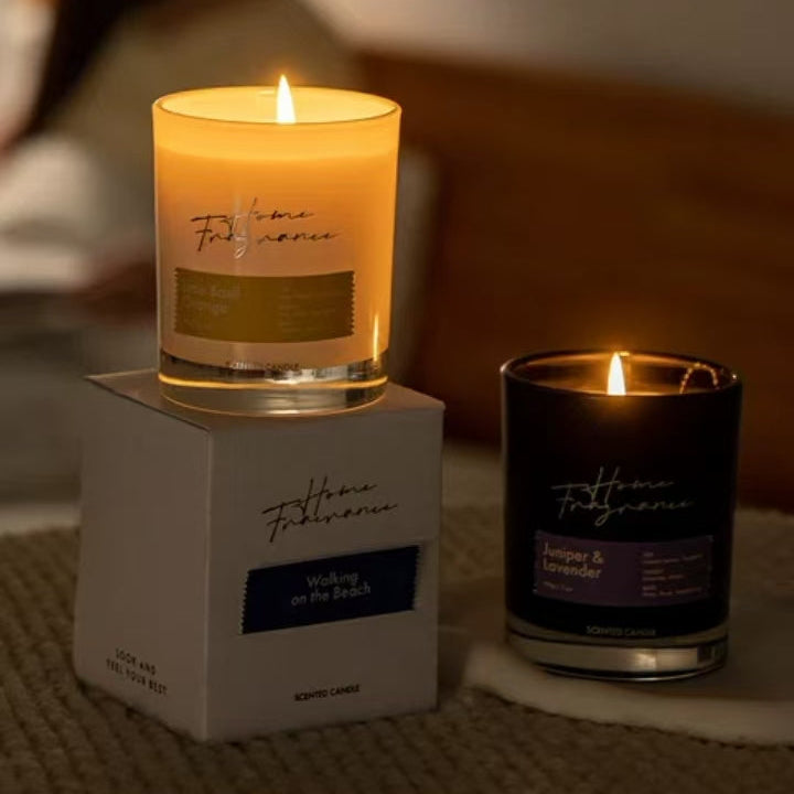 Silver Foil Mirror Soy Wax Candle