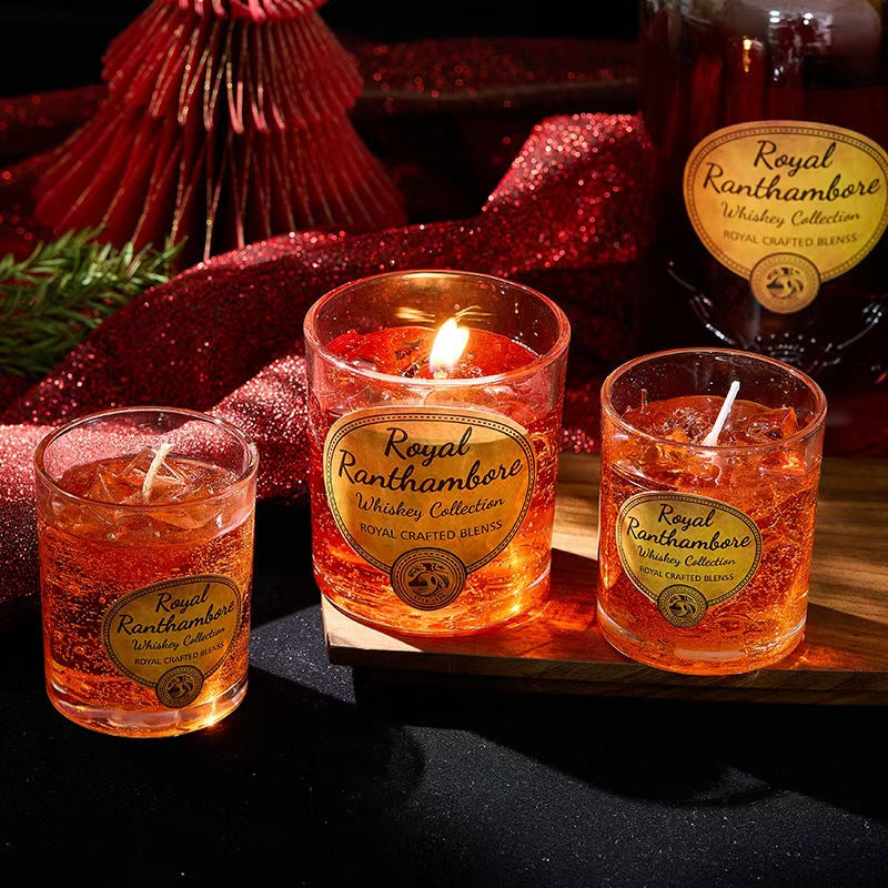 Wine Glass Soy Wax Scented Candle