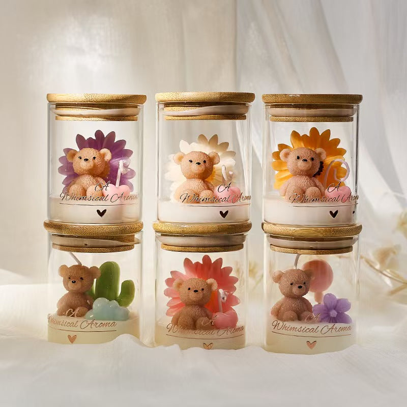 Bear Candle in Cup
