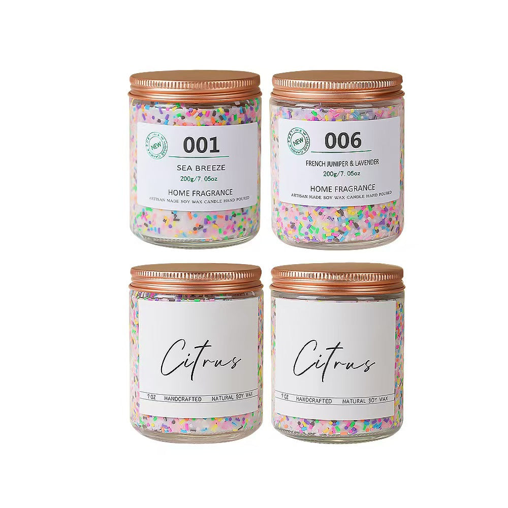 Rainbow Candy Soy Wax Candle
