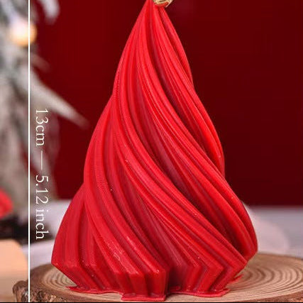 Mini Rotating Christmas Tree Scented Candle