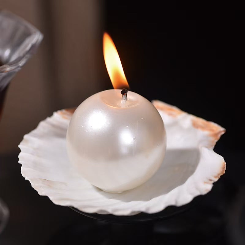 Pearl Scented Shell Candle