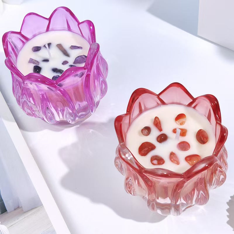 Floral Scented Candle Smokeless Handmade Candle