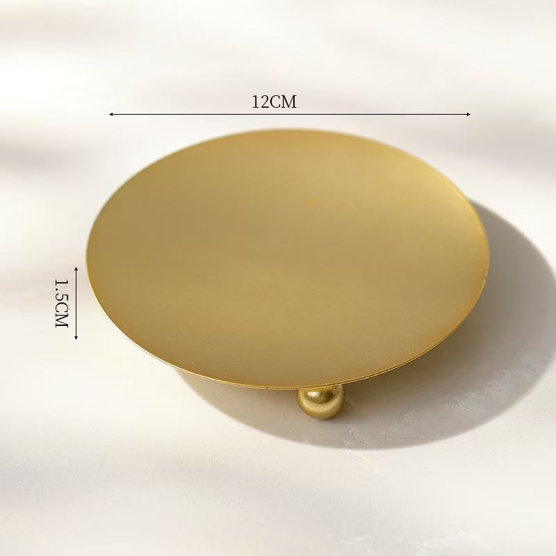 Aromatherapy Candle Tray, Iron Home Decor Piece