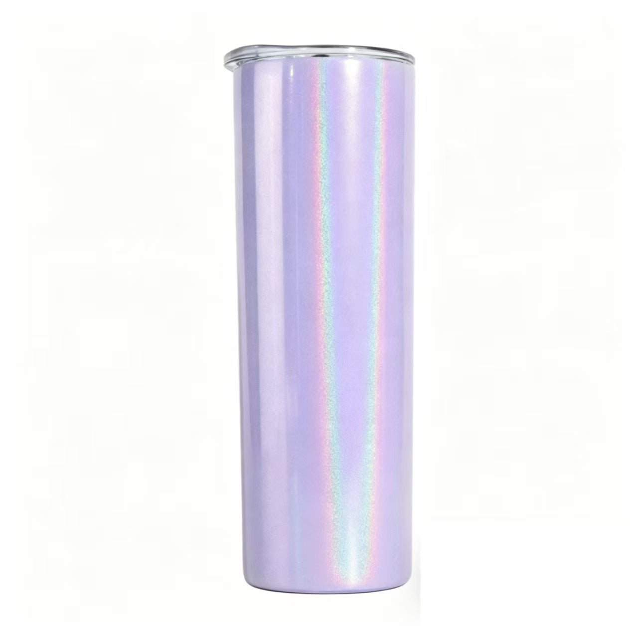 Stainless Steel Straight Insulated Tumbler Purple Coated Straw Cup 20oz 15oz Portable Drink Mug