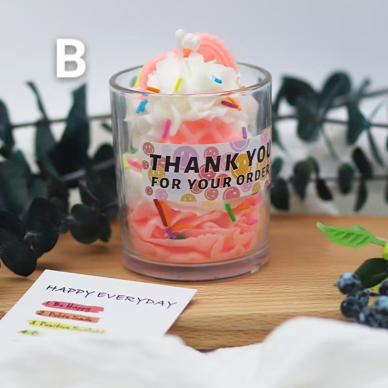 Decorative Cake Inspired Soy Candle