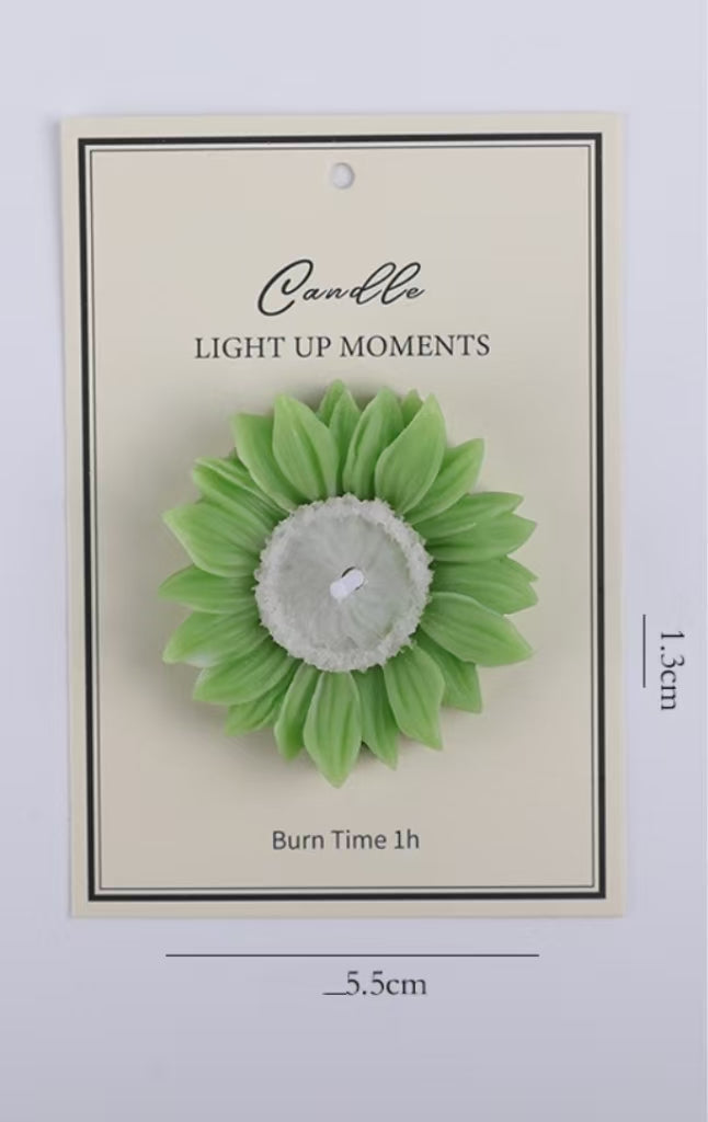 Sunflower Floral Scented Candle, Soy Blend