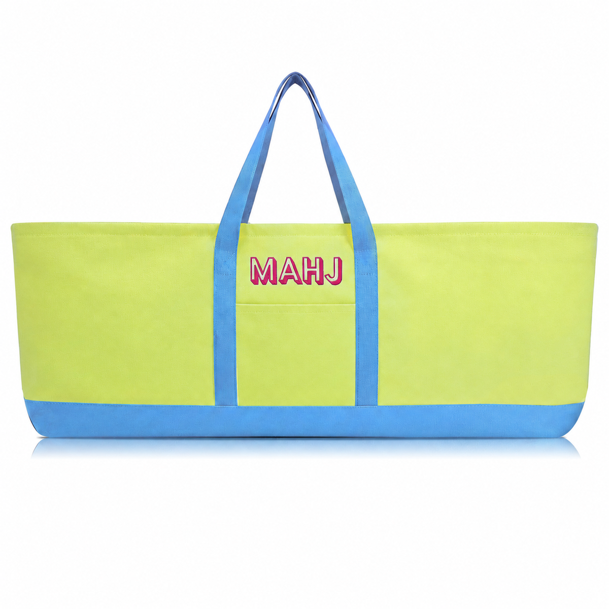 Large Mahjong Mat Carrying Bag – Canvas Storage Tote with Handles