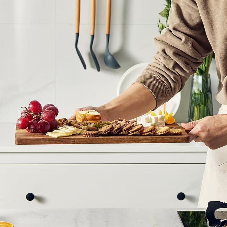 Acacia Wood Cutting Board Rectangular Kitchen Chopping Board