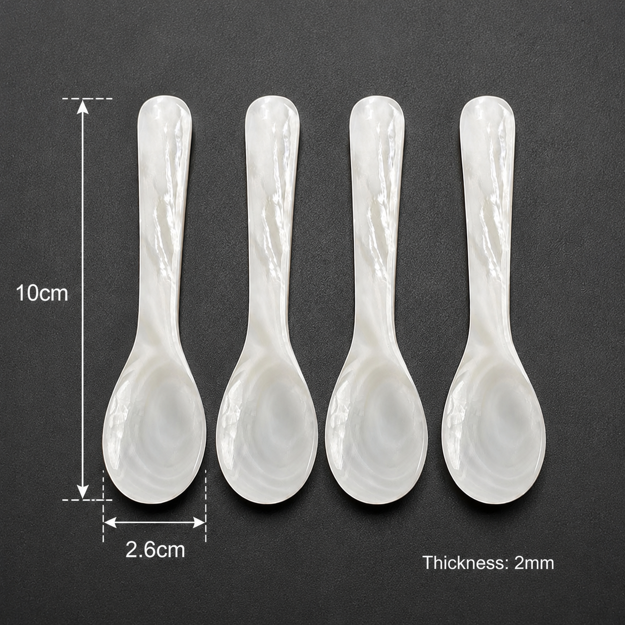 Caviar Face Mask Spoon – Mother of Pearl Shell Beauty Spatula for Skincare Application