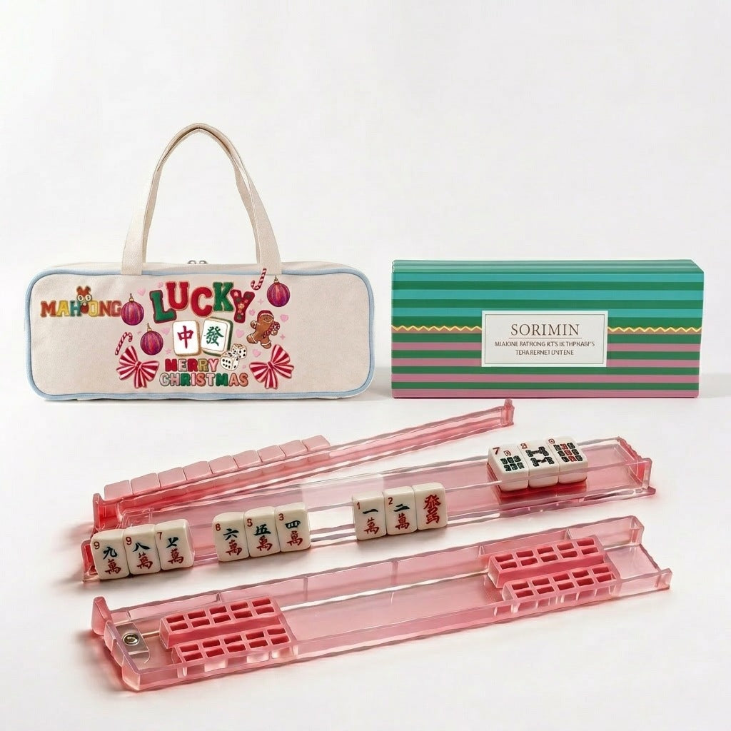 American Mahjong Storage Bag Set, Custom Carry Bag & Organizer (3-Piece Set)