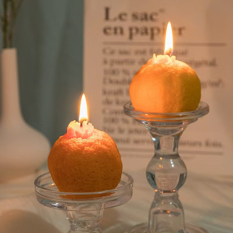 Handmade Realistic Fruit Candle for Home Decor