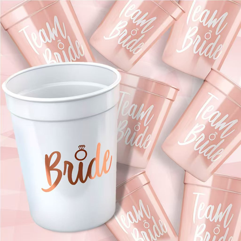Macaron Color Plastic Party Cup Reusable Tumbler