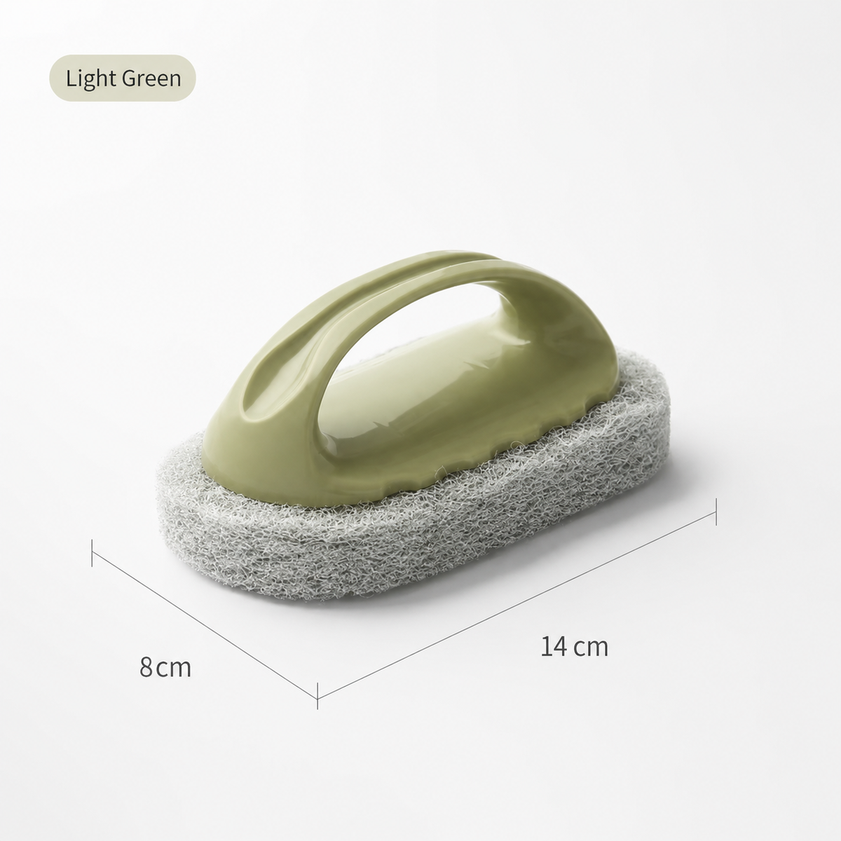 Handheld Cleaning Brush – Scouring Sponge Scrubber for Sink, Kitchen & Bathroom