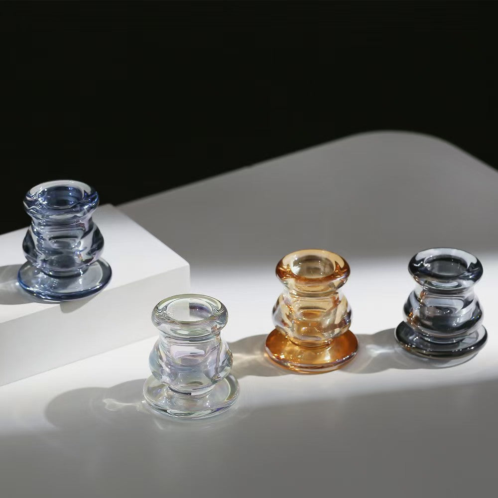European Style Glass Candle Holder